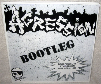 AGRESSION "Bootleg-Live At CBGB's 1985" (Mystic/Bootleg)